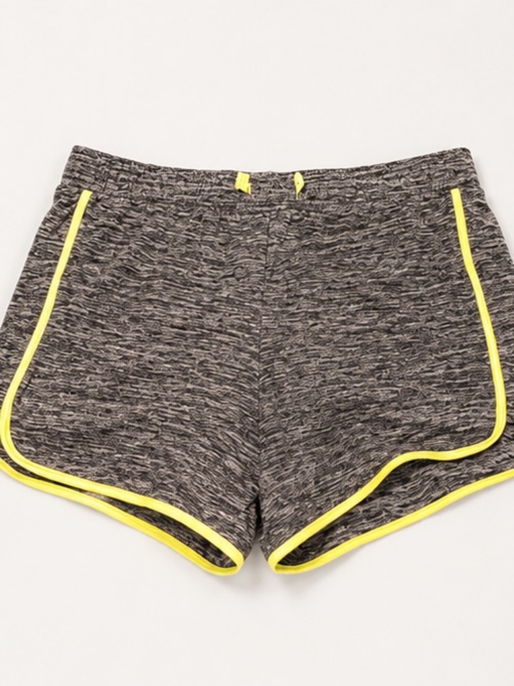 NWT Gray Athletic Shorts with Neon Trim